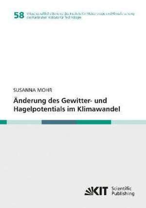 Änderung des Gewitter- und Hagelpotentials im Klimawandel de Susanna Mohr