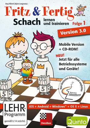 Fritz&Fertig! Folge 1: Schach lernen und trainieren - Version 3 de Chessbase GmbH