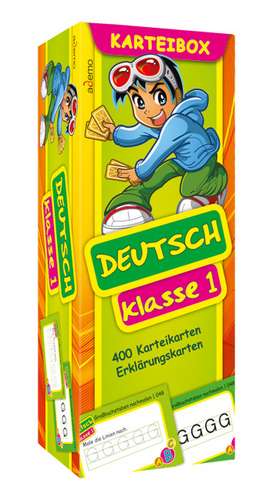 Deutsch Klasse 1 Karteibox