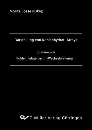 Darstellung von Kohlenhydrat-Arrays de Moritz Bosse Biskup