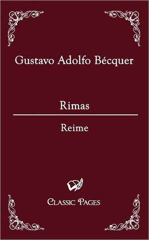 Rimas de Gustavo Adolfo Bécquer