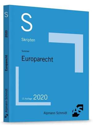 Skript Europarecht de Christian Sommer