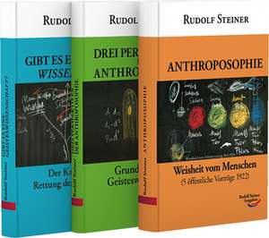 Anthroposophie - Die drei Perspektiven der Anthroposophie - Gibt es eine Geisteswissenschaft. 3 Taschenbücher ( Set) de Steiner Rudolf