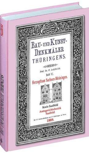 Bau- und Kunstdenkmäler Thüringens 06. Kreis Saalfeld - Amtsgerichtsbezirk SAALFELD 1889 de Paul Lehfeldt