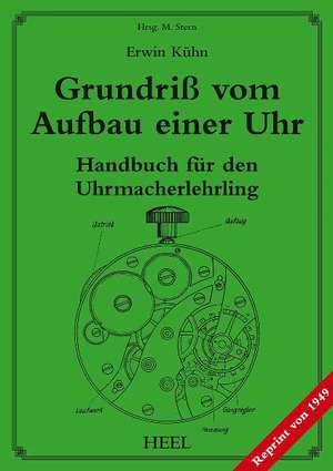 Grundriß vom Aufbau einer Uhr de Erwin Kühn