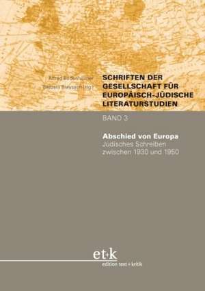 Abschied von Europa de Alfred Bodenheimer