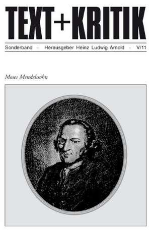 Moses Mendelssohn de Heinz Ludwig Arnold