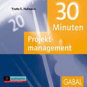 30 Minuten Projektmanagement de Yvette E. Hofmann