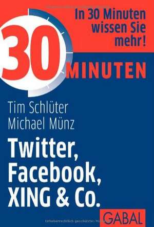 30 Minuten Twitter, Facebook, XING & Co de Tim Schlüter