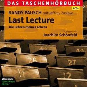 Last Lecture - Das Taschenhörbuch de Randy Pausch