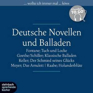 Deutsche Novellen - Klassiker to go de Friedrich Schoenfelder