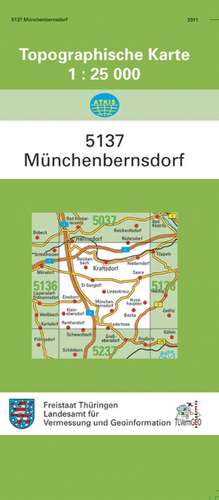 Münchenbernsdorf 1 : 25 000