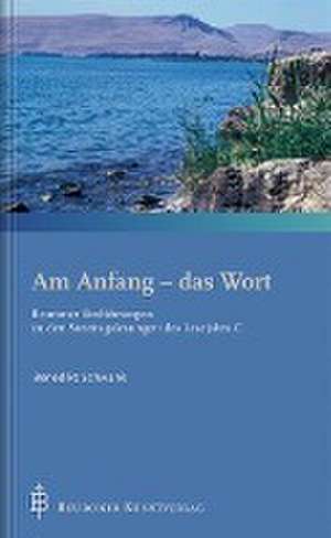 Am Anfang - das Wort de Benedikt Schwank