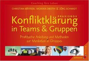 Praxisbox Konfliktklärung in Teams & Gruppen de Christian Bähner