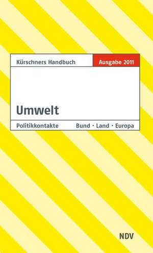 Kürschners Handbuch Umwelt de Andreas Holzapfel