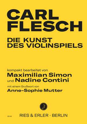 Die Kunst des Violinspiels de Carl Flesch