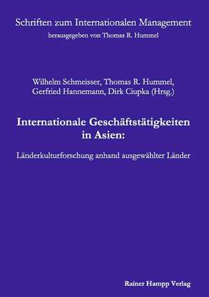 Internationale Geschäftstätigkeiten in Asien de Wilhelm Schmeisser