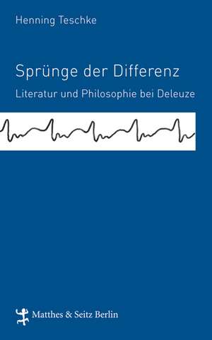 Sprünge der Differenz de Henning Teschke