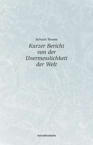 Kurzer Bericht von der Unermesslichkeit der Welt de Sylvain Tesson