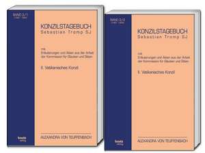 KONZILSTAGEBUCH, Bd. 3 / 2 Bände de Alexandra von Teuffenbach