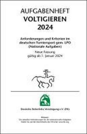 Aufgabenheft - Voltigieren 2024 de Deutsche Reiterliche Vereinigung E. V. (Fn)