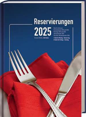 Reservierungsbuch "Spezial" 2025