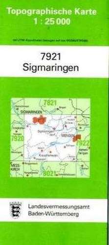 Sigmaringen 1 : 25 000