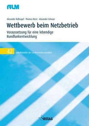 Wettbewerb beim Netzbetrieb de Alexander Roßnagel