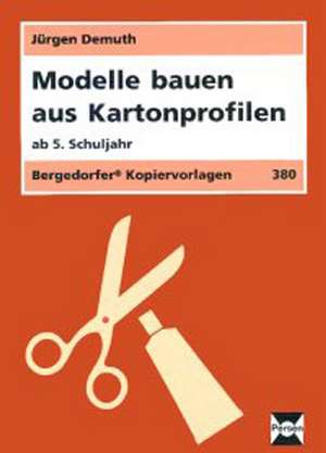 Modelle bauen aus Kartonprofilen de Jürgen Demuth