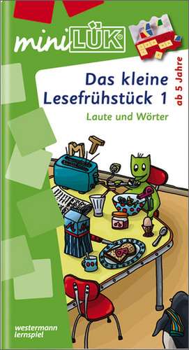 miniLÜK. Das kleine Lesefrühstück 1 de Michael Junga