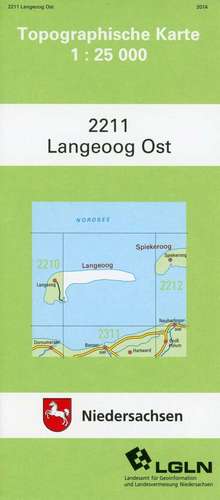 Langeoog Ost 1 : 25 000. (TK 2211/N)