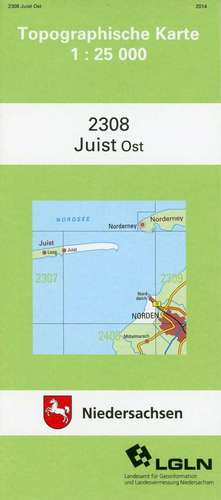 Juist Ost 1 : 25 000. (TK 2308/N)