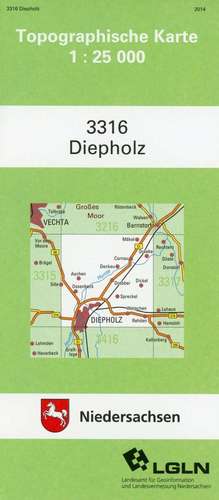 Diepholz 1 : 25 000. (TK 3316/N)