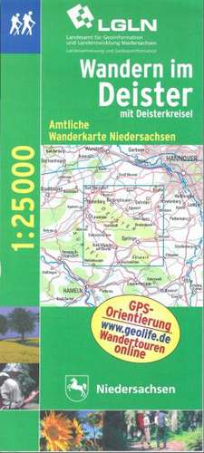 Wandern im Deister mit Deisterkreisel 1 : 25 000. Freizeitkarte