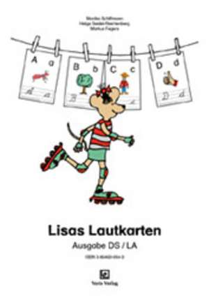 Lisa Lesemaus. Lese- und Schreibmaterial / Lisas Lautkarten. Druckschrift / Lateinische Ausgangsschrift. de Markus Fegers