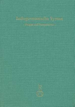 Indogermanische Syntax de Jeong-Soo Kim