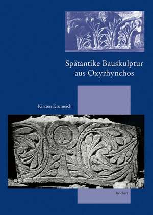 Spatantike Bauskulptur Aus Oxyrhynchos de Kirsten Krumeich