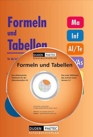 Das elektronische Tafelwerk. Sekundarstufen 1 und 2. CD-ROM für Windows 95 de Frank-Michael Becker