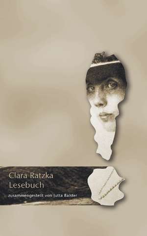 Clara Ratka Lesebuch de Clara Ratzka