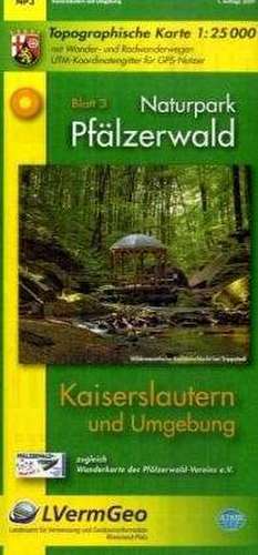 Naturpark Pfälzerwald Blatt 3 Kaiserslautern und Umgebung