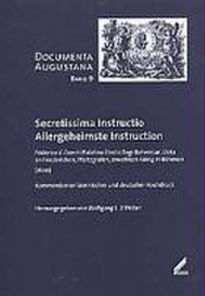 Secretissima Instructio /Allergeheimste Instruction de Wolfgang E Weber