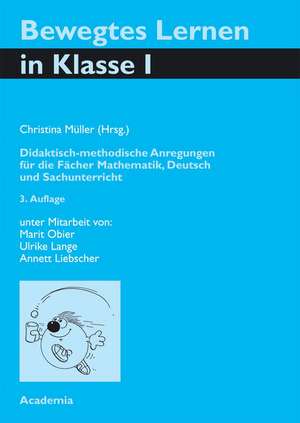 Bewegtes Lernen Lernen Klasse 1 de Christina Müller