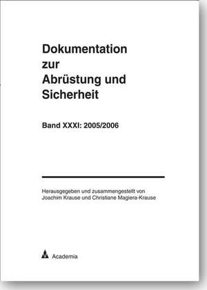 Dokumentation zur Abrüstung und Sicherheit de Joachim Krause