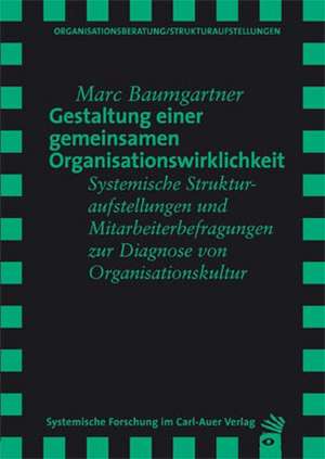 Gestaltung einer gemeinsamen Organisationswirklichkeit de Marc Baumgartner