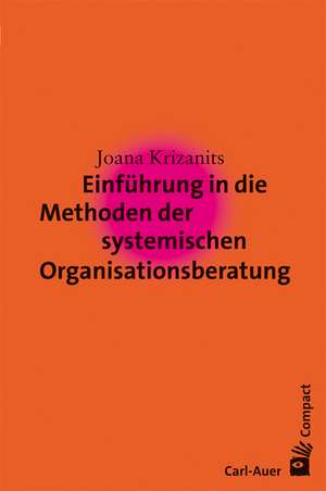 Einführung in die Methoden der systemischen Organisationsberatung de Joana Krizanits