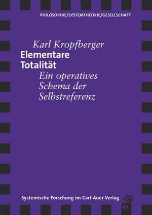 Elementare Totalität de Karl Kropfberger