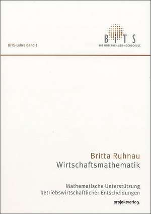 Wirtschaftsmathematik de Britta Ruhnau