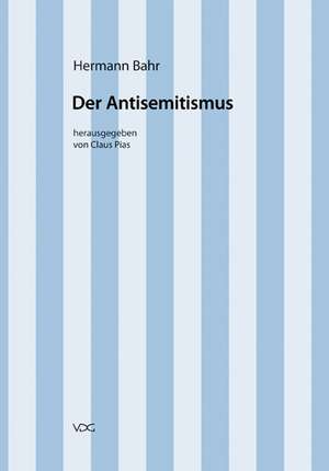 Antisemitismus de Claus Pias