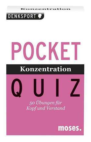 Konzentration. Pocket Quiz