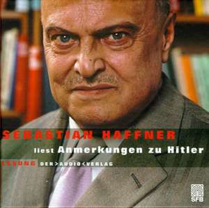 Anmerkung zu Hitler. 4 CDs de Sebastian Haffner